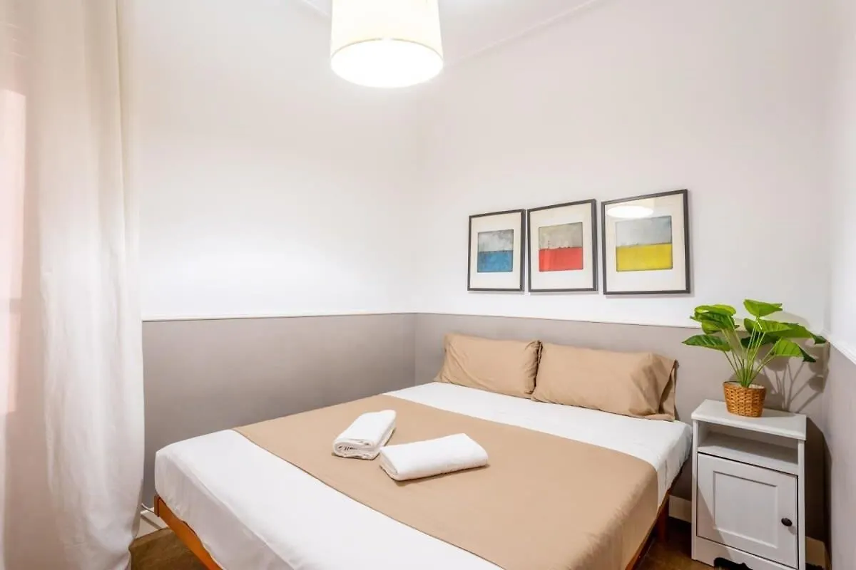 巴塞罗那Sants Estacio - Modern And Comfy 4Bd For 8 Guests公寓 0*, 巴塞罗那