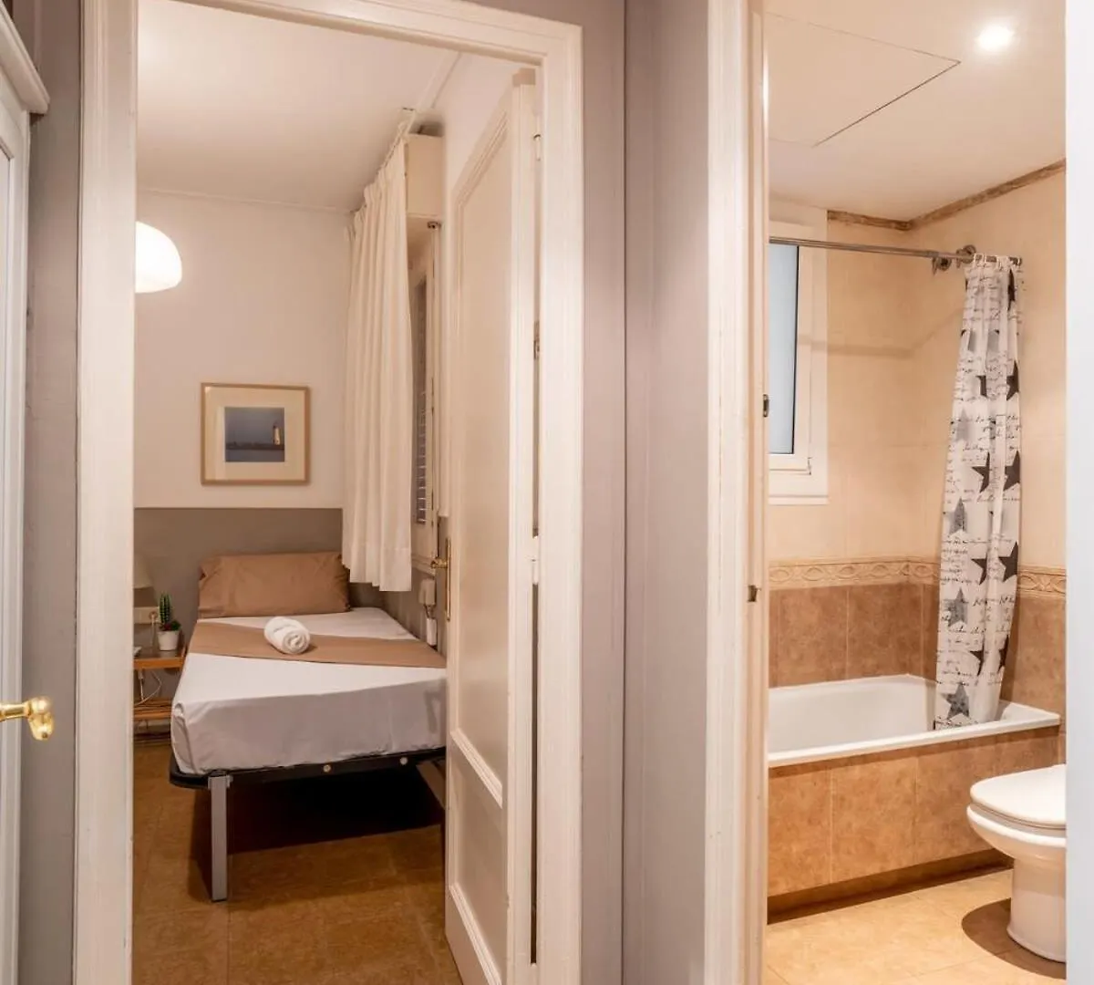 巴塞罗那Sants Estacio - Modern And Comfy 4Bd For 8 Guests公寓 公寓 巴塞罗那